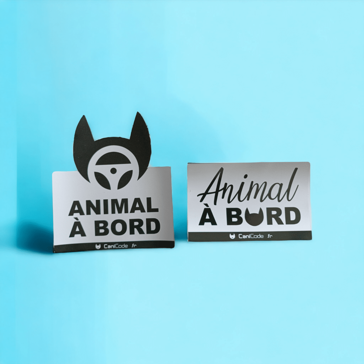 Sticker voiture Animal à Bord CaniCode