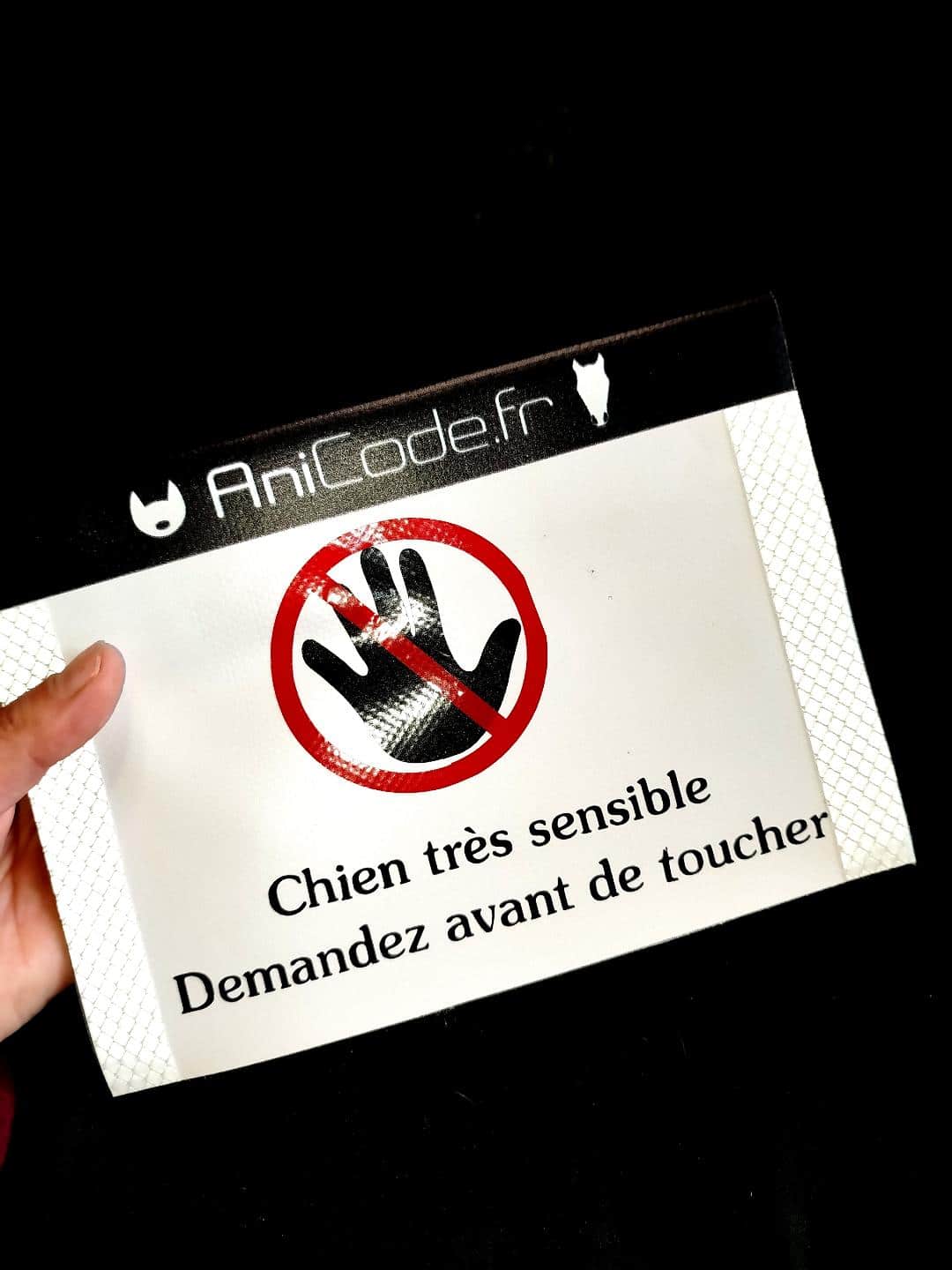 CaniFlag réflechisant à installer sur la laisse pour un maximum de prévention