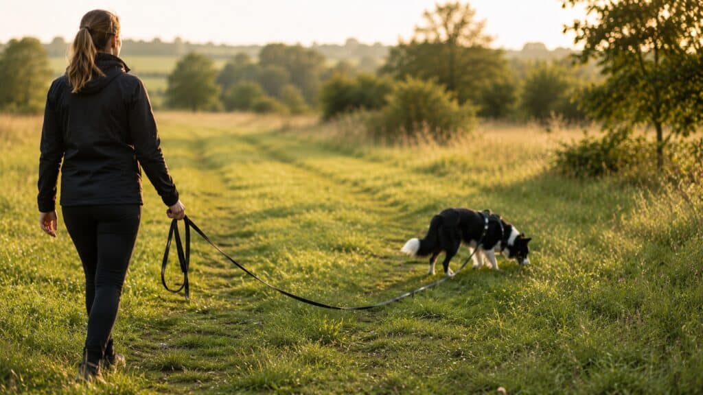 Promenade tranquille dans la campagne