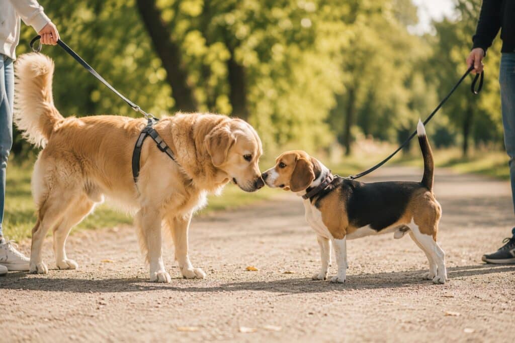 Rencontre amicale au parc