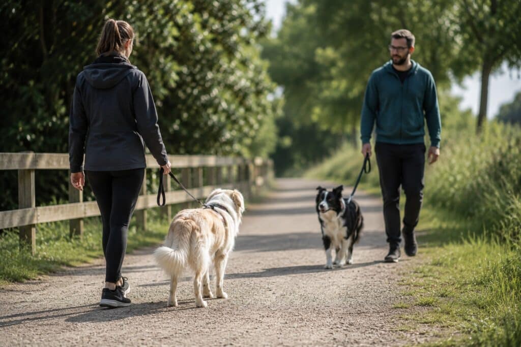 Croisement de chiens
