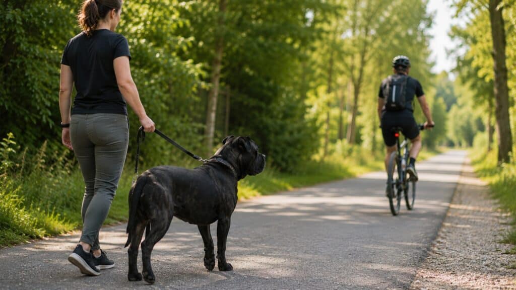 promenande en forêt