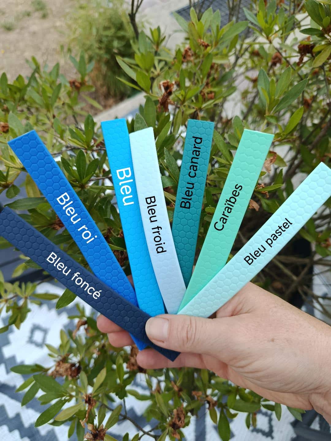 Nuances de bleu en Hexa